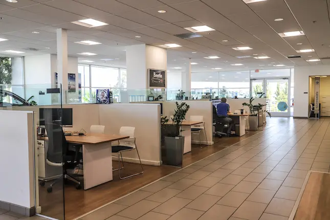 Dealership interior